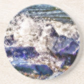 ZEE EN ROTSEN ZANDSTEEN ONDERZETTER (Voorkant)