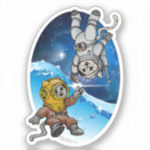 Zee en ruimte Katten - Voordelen PACR Sticker (Voorkant)