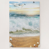 ZEE EN SANDY BEACH LEGPUZZEL (Verticaal)