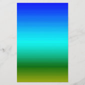 Zee en Sky Blue en Green Gradient Flyer (Voorkant)