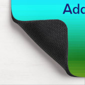 Zee en Sky Blue en Green Gradient Muismat (Hoek)