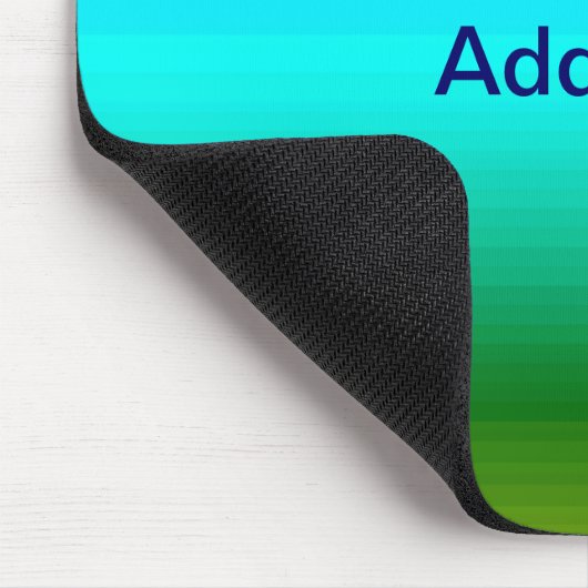 Zee en Sky Blue en Green Gradient Muismat (Hoek)