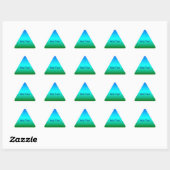 Zee en Sky Blue en Green Gradient Sticker (Vel)