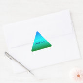 Zee en Sky Blue en Green Gradient Sticker (Envelop)