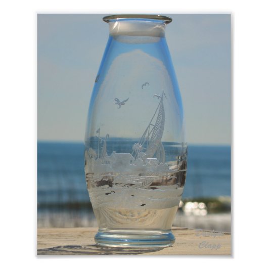 Zee en Sky Foto Afdruk (Voorkant)