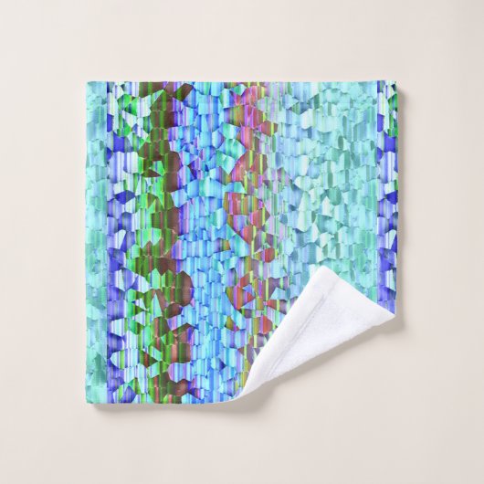 Zee- en Sky Mosaic Bad Handdoek (Wasdoekje)