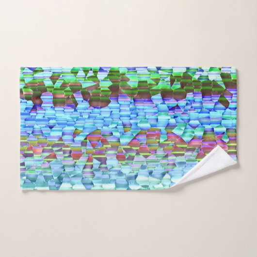 Zee- en Sky Mosaic Bad Handdoek (Handdoek)