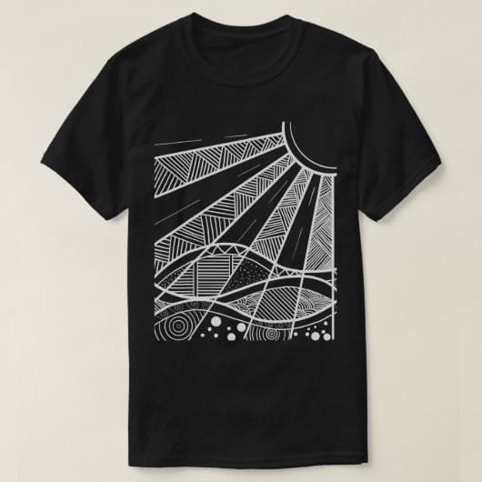Zee en storm t-shirt (Design voorkant)