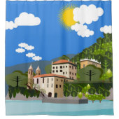 Zee en strand douchegordijn (Voorkant)