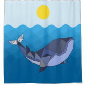 Zee en strand douchegordijn (Voorkant)