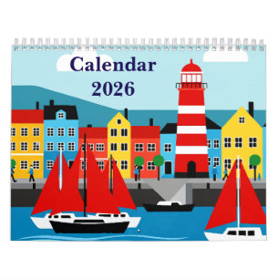 Zee en strand kalender