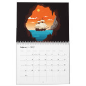 Zee en strand kalender (Feb 2027)
