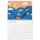 Zee en strand kalender (Feb 2027)