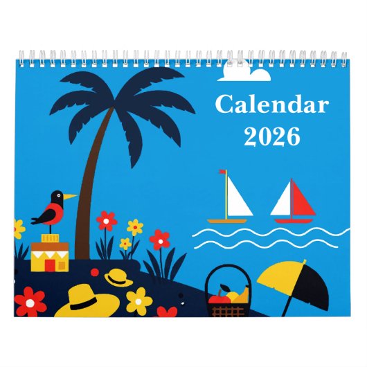Zee en strand kalender (Hoes)