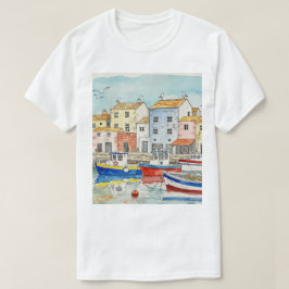 Zee en strand t-shirt