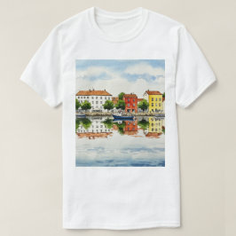 Zee en strand t-shirt