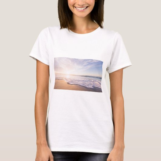 zee en strand verkopenBeach Landscape T-shirt (Voorkant)