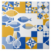 Zee en tegels tegeltje (Voorkant)