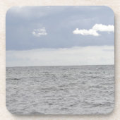 Zee en wolken bier onderzetter (Voorkant)