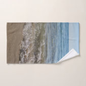 Zee- en zand-band golven bad handdoek (Handdoek)