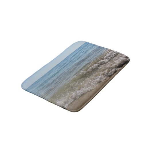 Zee- en zand-band golven badmat (Gekanteld)