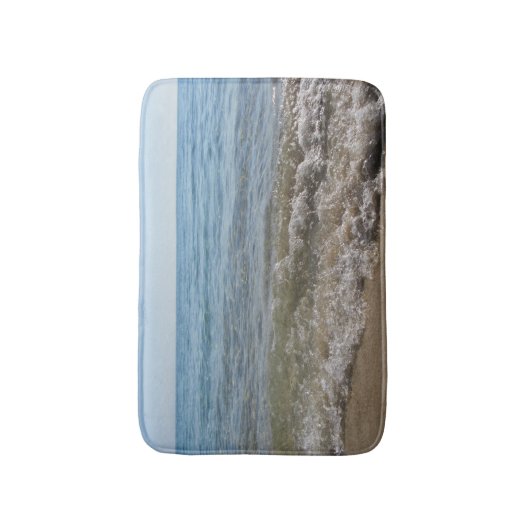 Zee- en zand-band golven badmat (Voorkant Verticaal)