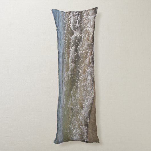 Zee- en zand-band golven lichaamskussen (Achterkant (Verticaal))