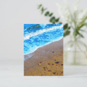 Zee en zand briefkaart (Staand voorkant)