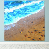 Zee en zand canvas afdruk (Insitu (Houten vloer))