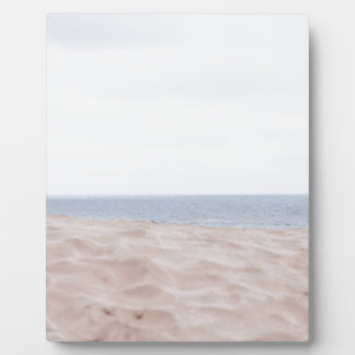 Zee en zand fotoplaat