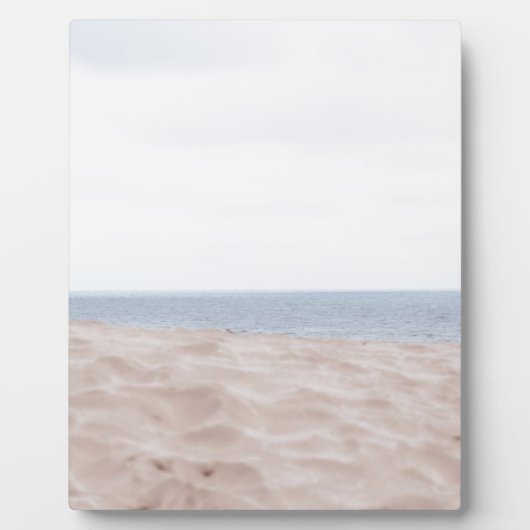 Zee en zand fotoplaat (Voorkant)