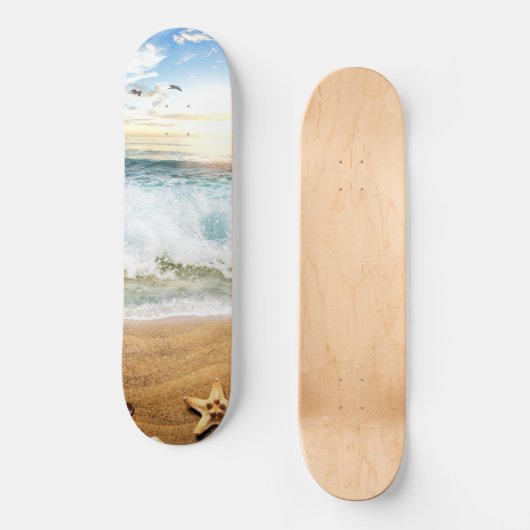 ZEE EN ZAND PERSOONLIJK SKATEBOARD (Voorkant)