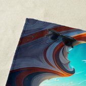 Zee- en zand-Tall-schepen Strandlaken (In situ)