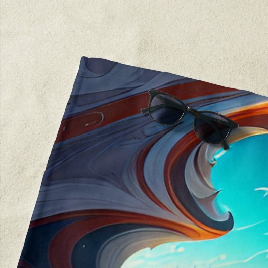 Zee- en zand-Tall-schepen Strandlaken (In situ)