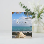 Zee en Zee Shell Briefkaart (Staand voorkant)