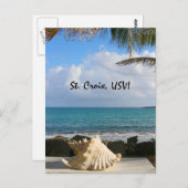 Zee en Zee Shell Briefkaart (Voorkant / Achterkant)