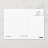 Zee en Zee Shell Briefkaart (Achterkant)