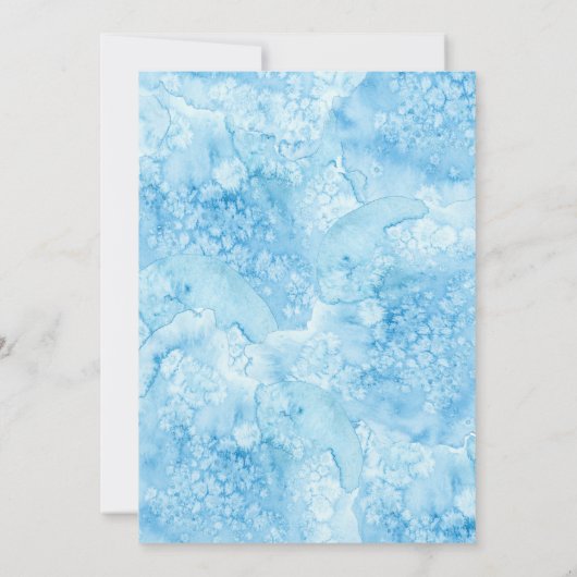 Zee en zomervakantie sparen de Datum Save The Date (Achterkant)