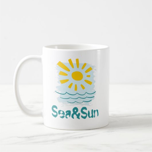 Zee en zon Mok (Links)