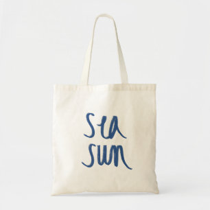 Zee en Zon Schattigee Zomer Canvas tas