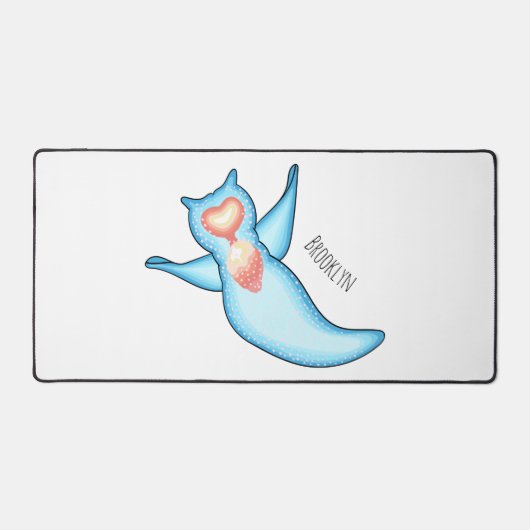 Zee engel cartoon illustratie bureaumat (Voorkant)