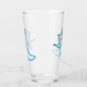 Zee engel cartoon illustratie glas (Rechts)