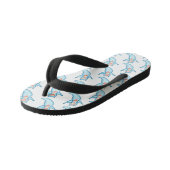 Zee engel cartoon illustratie kinder teenslippers (Schuin)