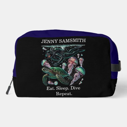 Zee Explorer: Duik, Lach, Leef! Toilettasje (Achterkant)