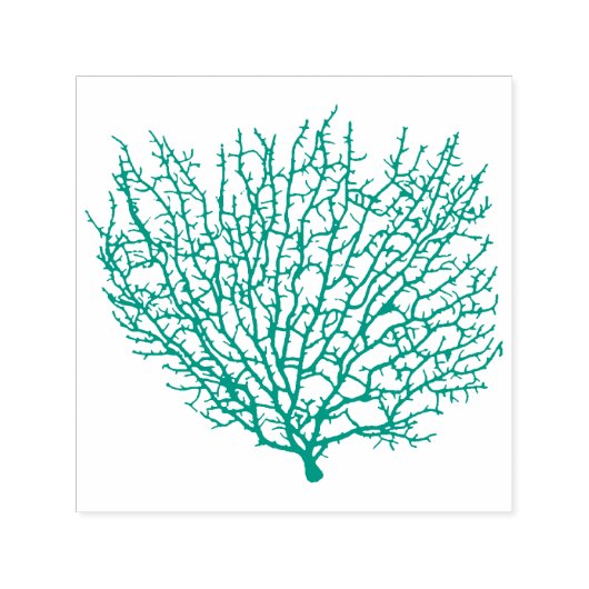 Zee Fan Coral Zelfinktende Stempel (Design)