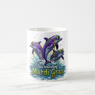 Zee-feestelijke Mardi Gras Mok