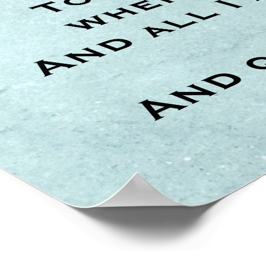 Zee Fever Masefield Poem Poster (Hoek)