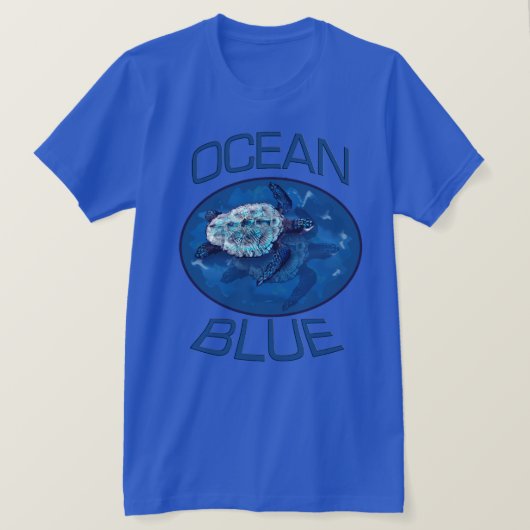 Zee Filmomhulling Blauwe Bella Canvas T-shirt (Design voorkant)
