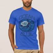 Zee Filmomhulling Blauwe Bella Canvas T-shirt (Voorkant)