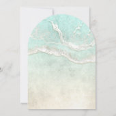 Zee Foam Beach Wedding Arch ID837 Kaart (Achterkant)